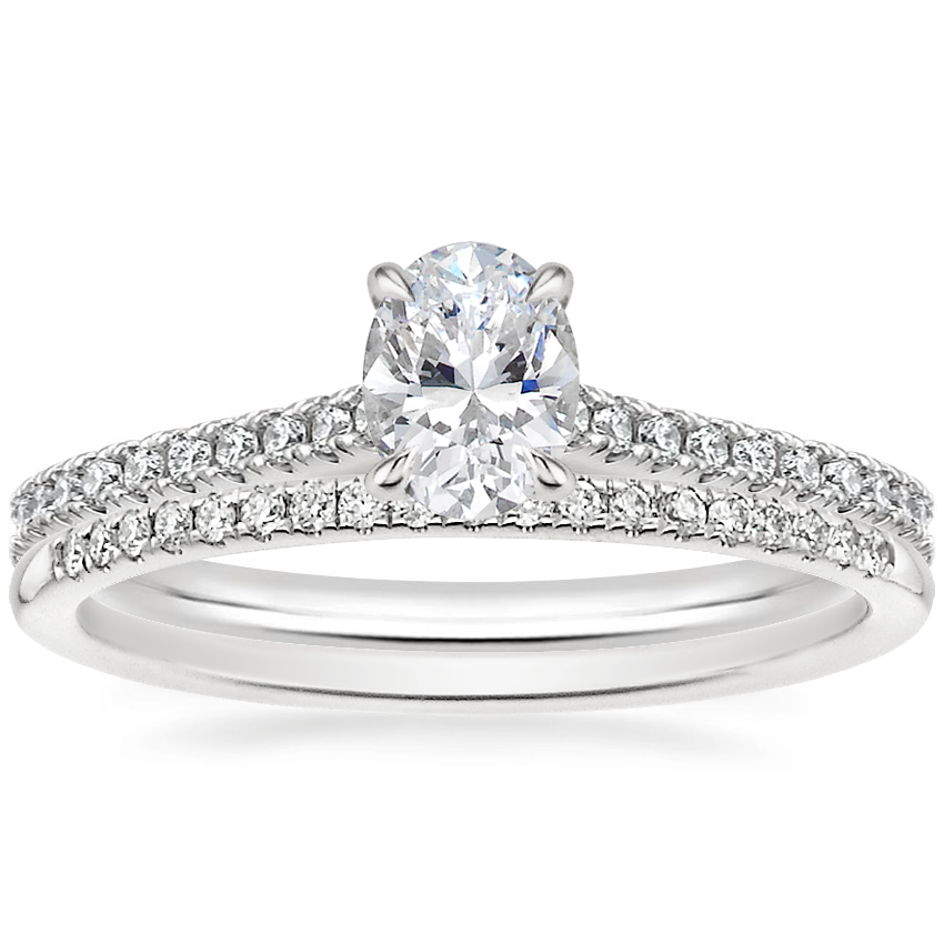18K White Gold Luxe Lissome Diamond Ring 1 5 ct. tw. with